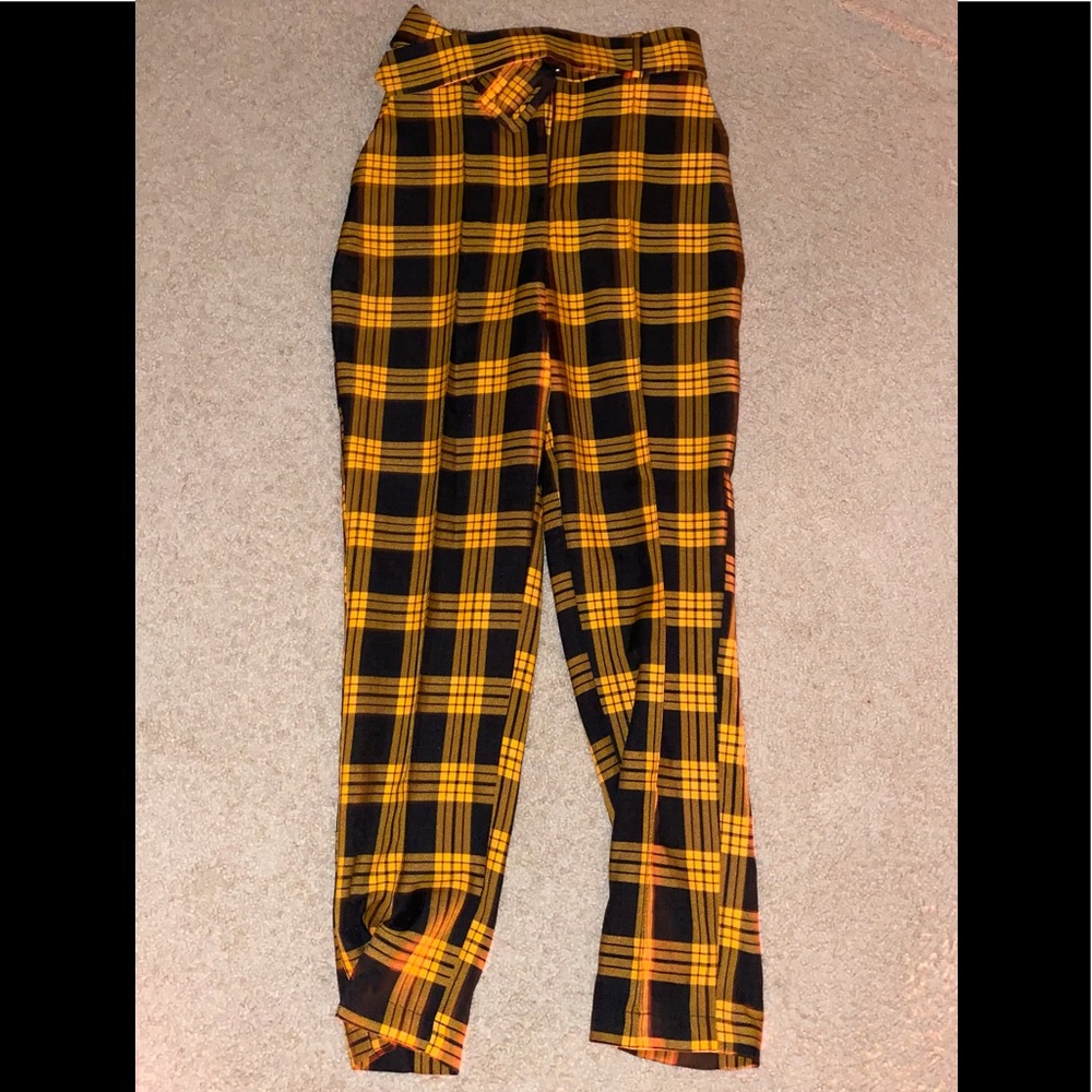 Collusion Petite Check Peg Pants
